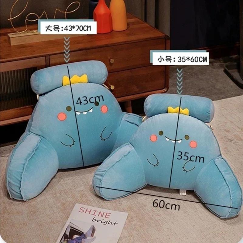 Cartoon Soft Bedhead Pillow Student Dormitories Reading Waist Protect Backrest Can Be Disassembled Washed Seat Cushion
