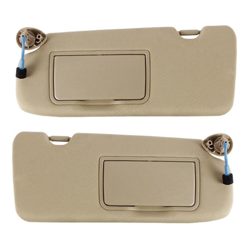 Car Inside Sunvisor Front Left Right Sunshade Sun Visors with Led Light 83280-TLA-A12ZB Replacement Parts