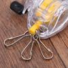 Fishing Tackle Lock Buckle Quick Buckle Keychain with Retractable Wire Fishing Reel Keychain Telescopic Buckle