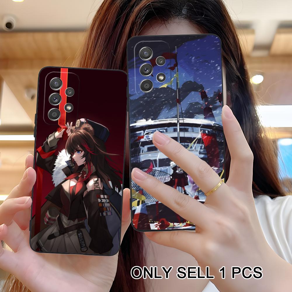 Arknights Zima Matte TPU Mobile Phone Case for Samsung Galaxy A56 55 54 53 52 51 36 35 34 23 16 15 5G Colorful Cover