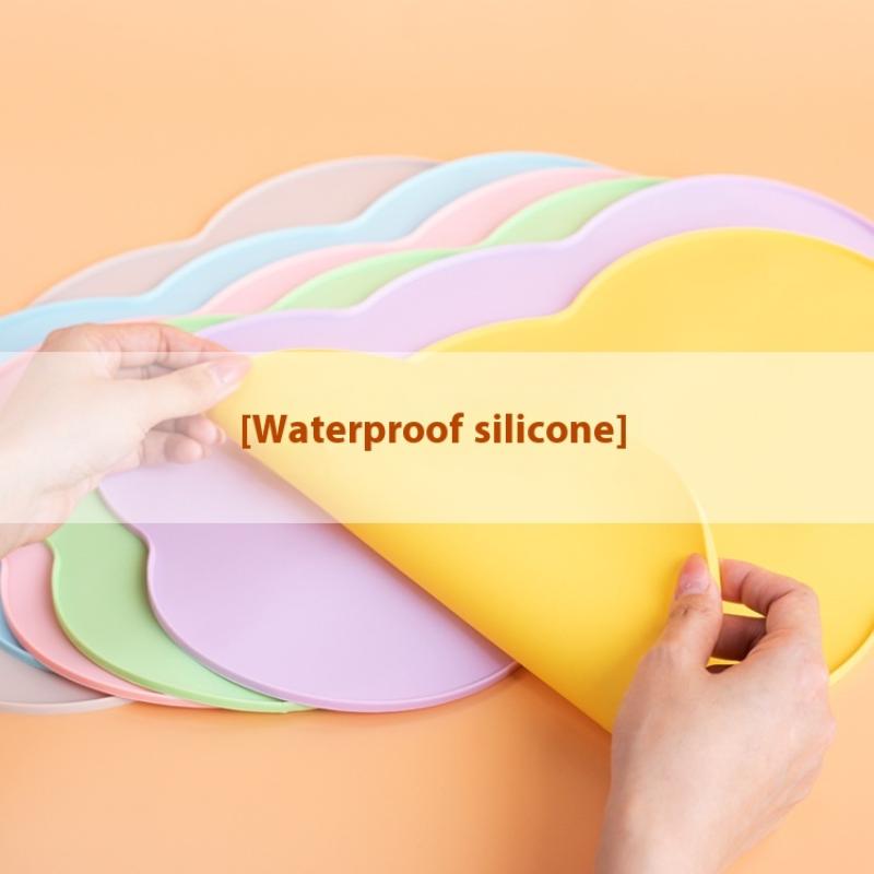 Pet Waterproof Mat Dog Cat Bowl Mat Silicone Non-Slip Pet Feeding Mat Dog Eating Bowl Tray Cushion