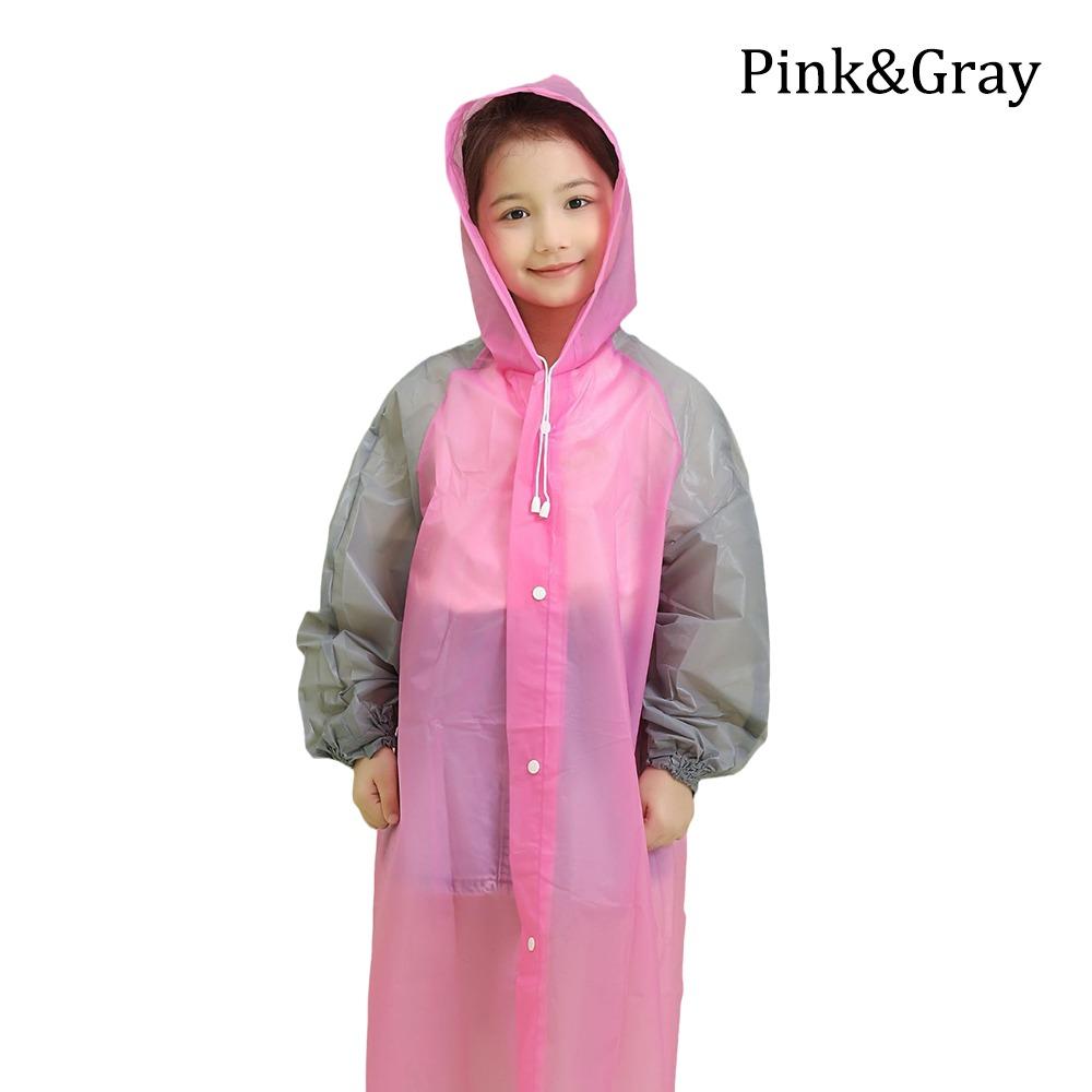 New Non-disposable Children s Full-body Raincoat Primary School Students One-piece Thickened Raincoat EVA Children s Raincoat
