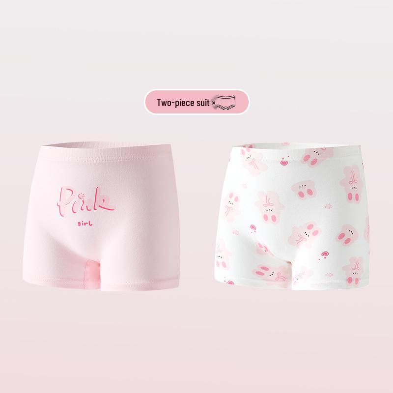 26 Pure Cotton Girls' Briefs 10A - Antibacterial, All-Cotton Gusset, No Fluorescence, Breathable Toddler and Baby Underwear