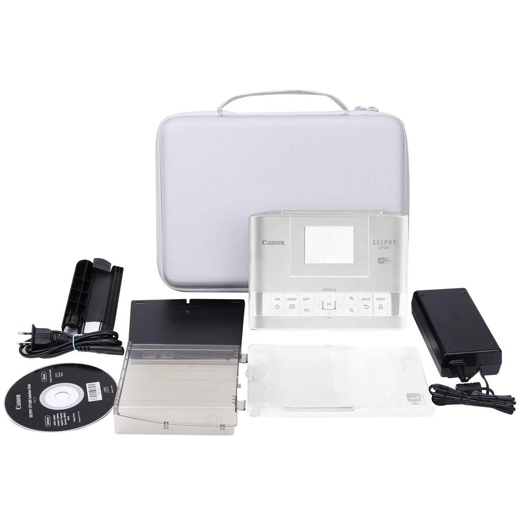 co2CREA Storage Case Compatible with Canon SELPHY CP1500, CP1300, and CP1200 Compact Photo Printers (Case Only)