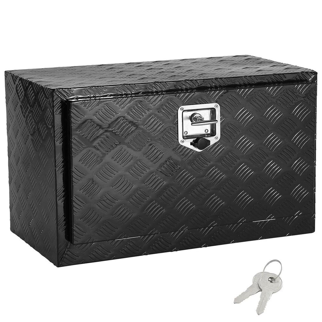 Underbody Aluminum Truck Tool Box 30" x 17" x 18" Trailer RV Tool Storage