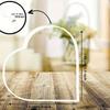 1pc Heart Shape, Acrylic Material, Heart-shaped Balloon Pattern Transparent Ornaments, The Best Gift for Lovers Couple- Acrylic Desktop Ornament