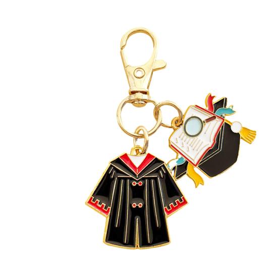 Graduation Keychain Pendant Easy to Install Graduation Day Gift Keyring with Lobster Clasp Design Graduation Souvenir Accessory