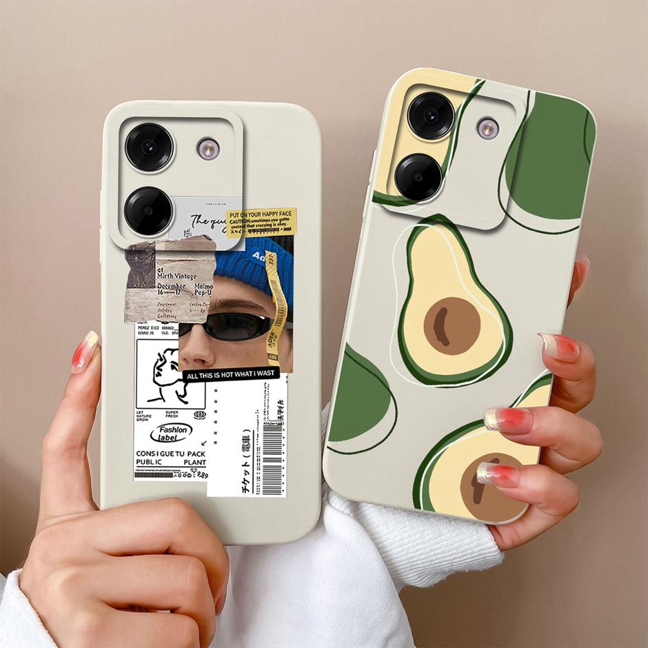 For Xiaomi Poco M7 Pro 5G Case Cute Cartoon Sweet Girl Silicone Soft Protective Back Cover For XiaomiPocoM7 Pro 5G Fundas Coque