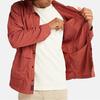 Timberland Solid Color Water-Resistant Loose Fit Single-Breasted Casual Long Sleeve Shirt Men Shirts Dark-Red A6RDH-DH9