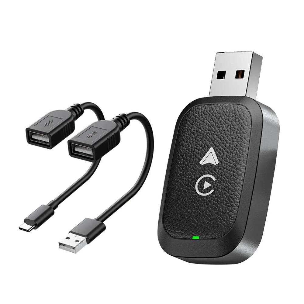 Wireless CarPlay Android Auto Adapter Car Play Adapter Wifi/bluetooth Connect 2 In 1 Wireless Adapter For Netflix For YouTube