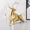 Resin Handicrafts Creative Bullfighting Ornament, Entrance Decoration, Nordic Light Luxury Decoration
