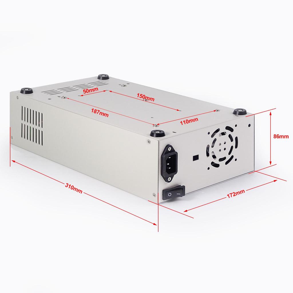 Ruideng S800 Enclosure for RD6012 Power Supply (assembly required, power supply not included).
