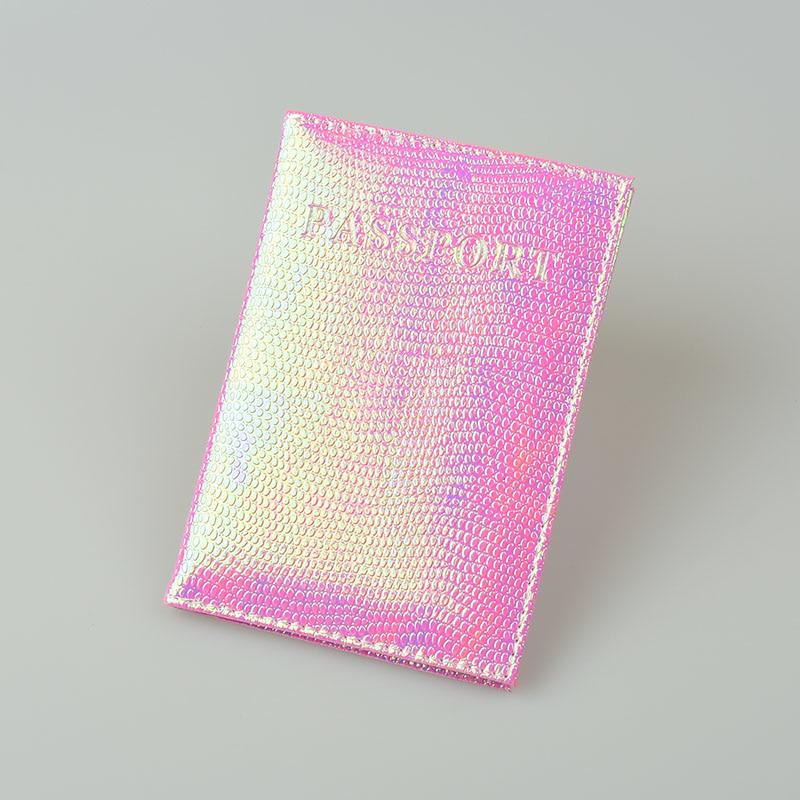 

Shiny Passport Cover for Women Travel Card Ticket Passport Holder Case Cute Covers for Passport KTB
