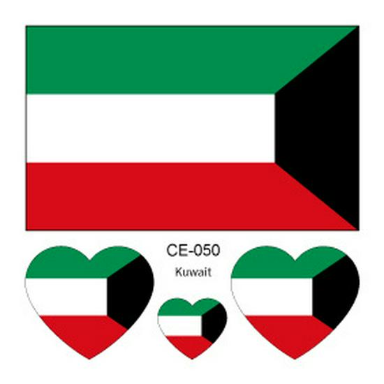 World Cup 2026 National Flag Waterproof Tattoo Stickers for Sports 60x60 mm