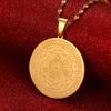 Seven Archangels Amulet Stainless Steel Necklaces Men Seal of Solomon Talisman Necklace Protection Jewelry Collar