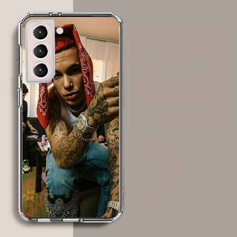 Rapper Sfera Ebbasta Phone Case For Samsung Galaxy S25 Edge S24 S23 FE S21 S20 S10 Plus S22 S26 Ultra Cover Clear Cases TPU Capa