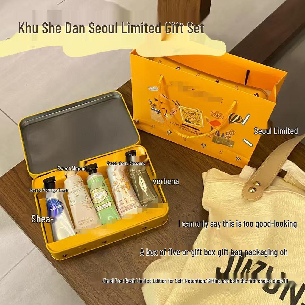 Oushuu Seoul Limited Handcreme Geschenkset: Hautpflege für Herbst-Winter, Urlaubssouvenir, Valentinstag.