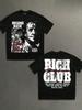 Sports Car Metallic Wheel Rim English Typography Casual Print Shortsleeve Tshirt Regular Fit