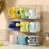 Double Layer Acrylic Mug & Cup Storage Rack