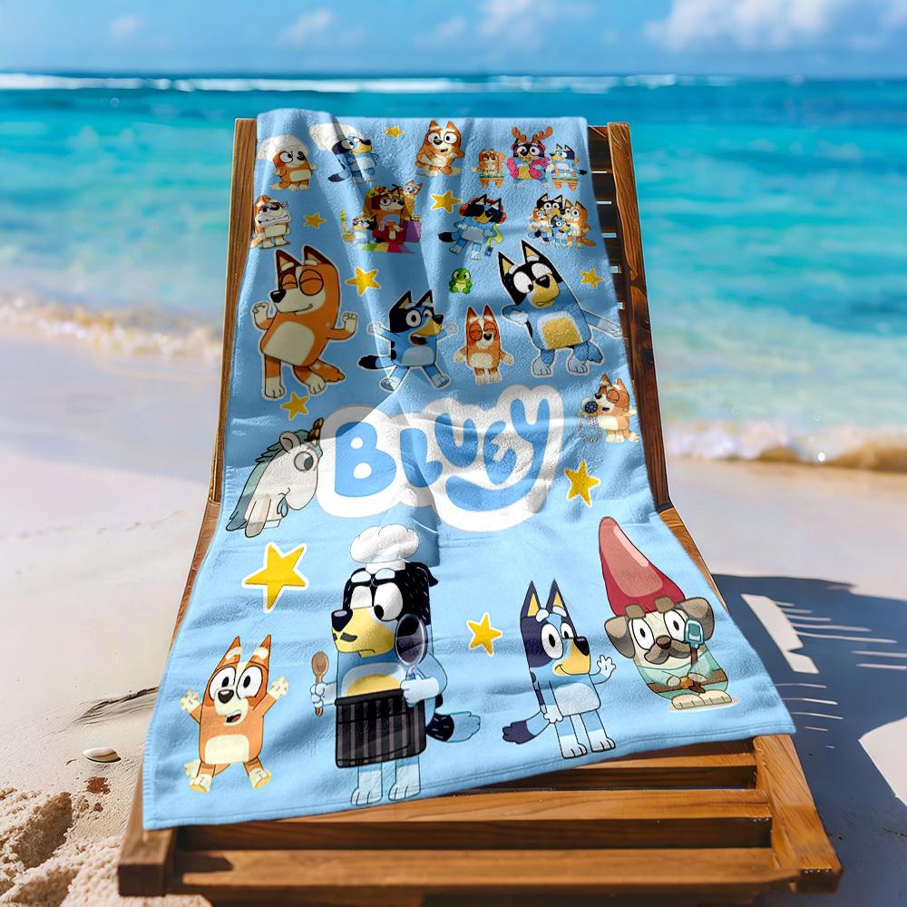 Bruy2 Beach Towel High Absorbency & Quick-Dry Comfortable Lightweight Suitable for Sports, Travel, Swimming, Yoga, Bathroom, Beach, And Pool