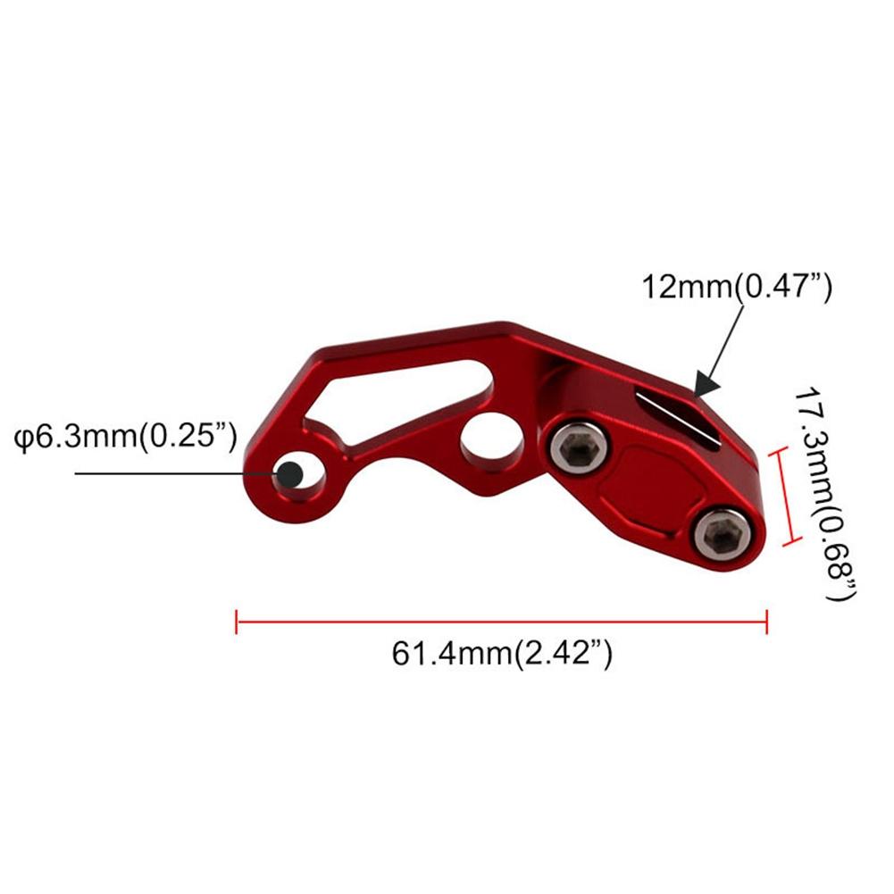 Rosso Moto Bici Tubo Olio Freno Linea Morsetto Protettore Antiruggine-Moda