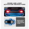 Miniaturas 1/32 BMW I8 Super Coche Deportivo Alta Simulación Diecast Aleación Modelo de Coche Sonido y Luz Retroceso Colección Juguete para Niños Regalo