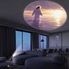 Usb Religious Projector Light 6 Patterns Church Nativity Mary Holy Led Projection Lamp Prayer Bedroom Decor Atmosphere Light