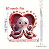 Eyecatching 2d Acrylic Octopus Pendant For Car Interior Decor And Fun Gift Options