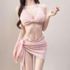 Women's Sexy Three-Piece Bikini Set for Resort and Hot Spring