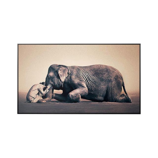 Buddha Zen Modern Black and White Elephant Pictures Canvas Painting Prints and Posters Living Room Office Wall Art Home Decor No Frame