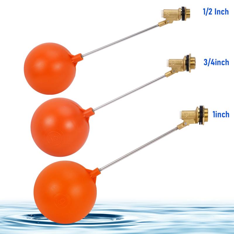 1/2  3/4  1  Inch Brass Float Valve Accessories Ball Valve Floating Brass and Abs Water Tanks/ Water Towers Water Valve Switch