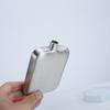 304 Stainless Steel Pocket Hip Flask with Funnel Drinking Pot Portable 6oz Wine Flagon  Outdoor