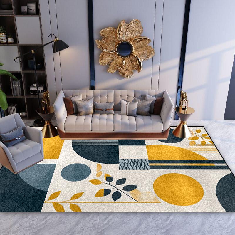 Geometrische Gamer-Teppiche im nordischen Stil Wohnzimmer Schlafzimmer Heimdekoration Sofabereich Plüsch Weiche Teppiche Spielzimmer Rutschfeste Bodenmatten