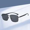 New Nylon Polarized Men's Square Sunglasses: Fashionable, Trendy Driving Shades