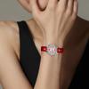 Casio oversized dial Swarovski crystal date backlight display waterproof business watch quartz movement leather strap Japanese and SHE-4031L-7A1U