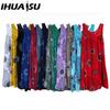 IHUASU Women's Fashion Summer Spring Solid Color Print Sleeveless O-Neck High Waist Casual Dresses