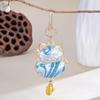 Metal Little Cat Small Keychain Double-sided Retro Lucky Keychain Lucky Cat Keychain  Bag Pendant