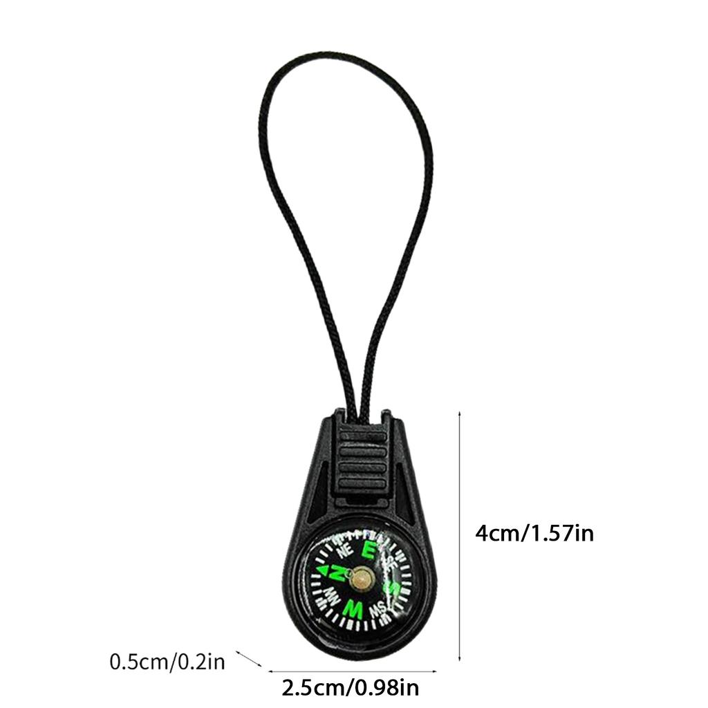 Portable Landyard Compass Outdoor Survival Compass Tool Small Mountaineering Compass Pointer Navigation Easy To Use