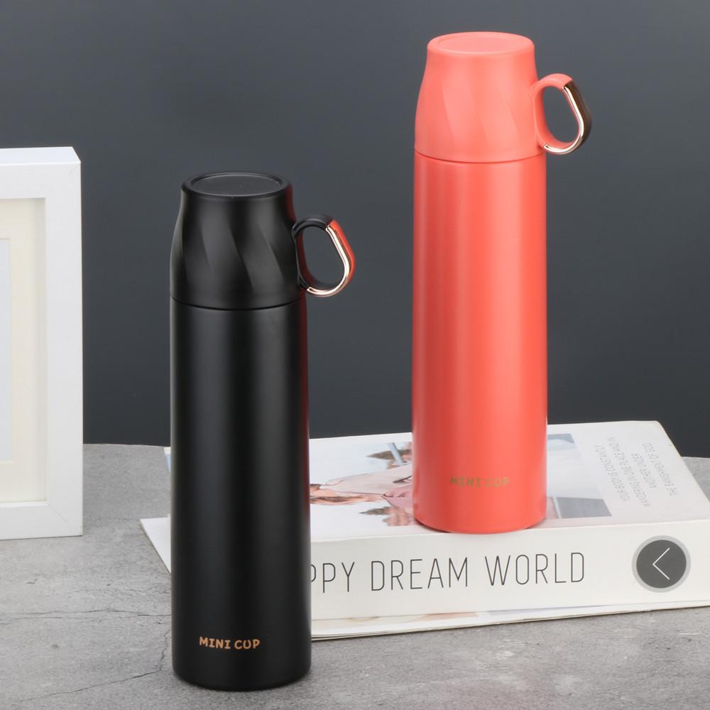 Japanese Ins Wind Cute Girl Student Thermos Cup Small Fresh Portable Water Cup Vitality Girl Heart Thermos Cup
