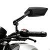Universal Motorcycle Handlebar Clamp Mirror 360° Rotation Rearview Mirror M10 10mm Screw Bicycle Handle Bar Reflective Mirrors