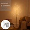 LED Birch Tree Lights: Copper Wire, Multicolor Holiday Decoration for New Year and Christmas