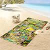 The mask Print Beach Towel, Large Soft Quick Dry Towel for Beach Camping Swimming