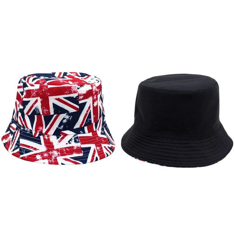 Union Jack Reversible Bucket Hat For British Style Lovers Protect Your Head With Flag Charm