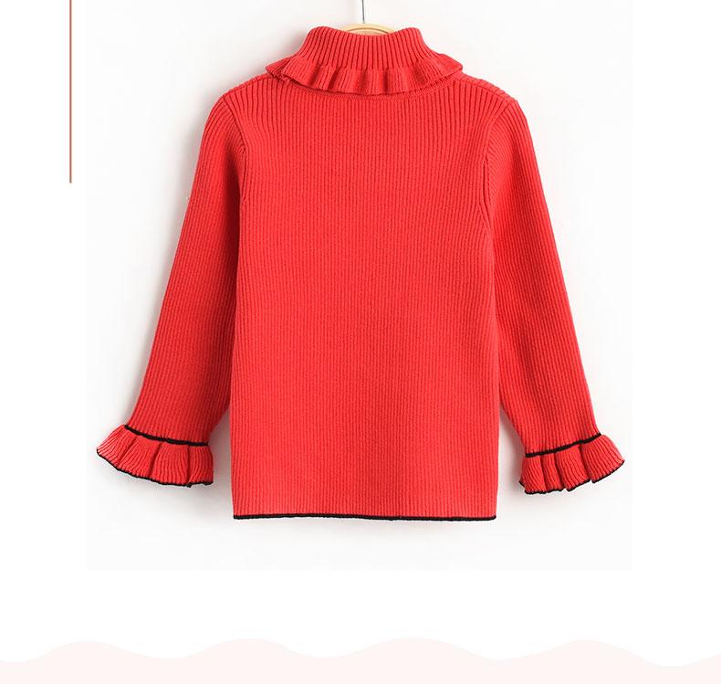 Girls' Sweaters Baby Girls' Sweaters Winter New Round Neck Pullover Sweaters Children's Sweaters