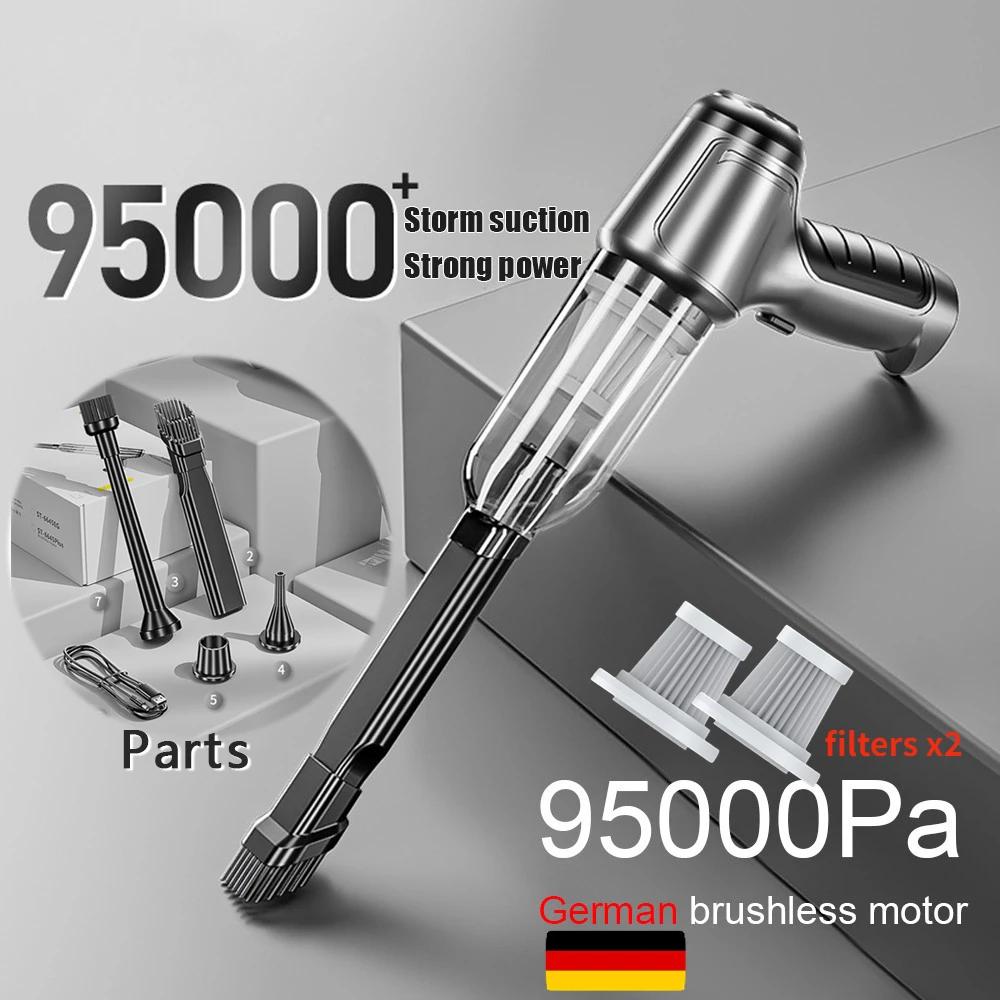 95000Pa 3in1 Car Wireless Vacuum Cleaner 120W Blowable Cordless Home Appliance Vacuum Home & Car Dual Use Mini VacuumCleaner