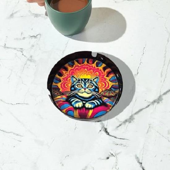 Metal Cat Ashtray Collectible Designs For Indoor, Outdoor, Home, Office Use and Gifting