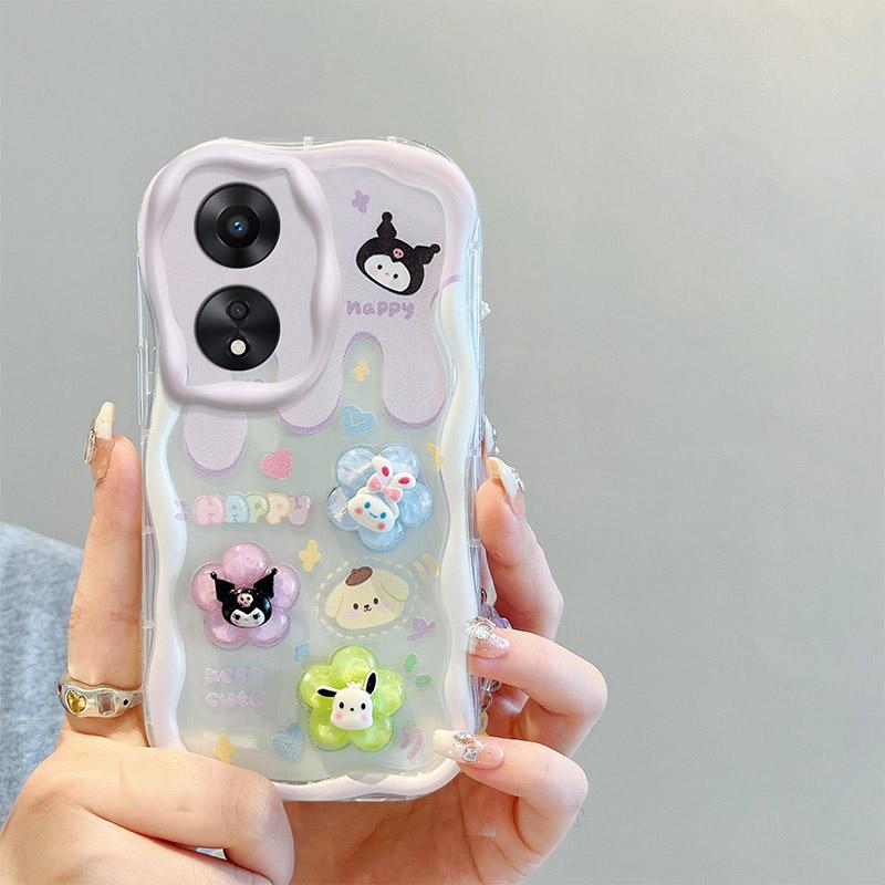 

Для OPPO Reno8 T A98 5G A1K A3S A12e A7 A5S A12 A11K Чехол Мягкий силиконовый корпус Задняя крышка 3D стереоскопический сырный медведь симпатичный кролик чехол для телефона