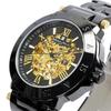 Salvatore Marra Wristwatch Black Gold Automatic Skeleton Business Formal [Salvatore Marra] Men's SM19111SS-BKBKGD