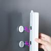 Strong Magnetic Hooks Wall Mount Magnet Remote Control Invisible Holder Keys Fridge Sticker Storage Hooks Home Organizer Hooks