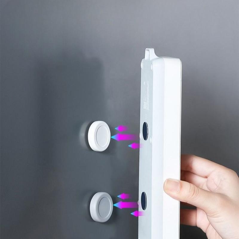 Strong Magnetic Hooks Wall Mount Magnet Remote Control Invisible Holder Keys Fridge Sticker Storage Hooks Home Organizer Hooks